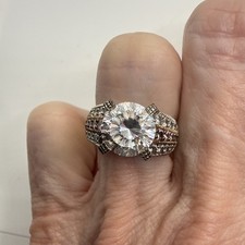 women's paj 925 sterling silver cz ring