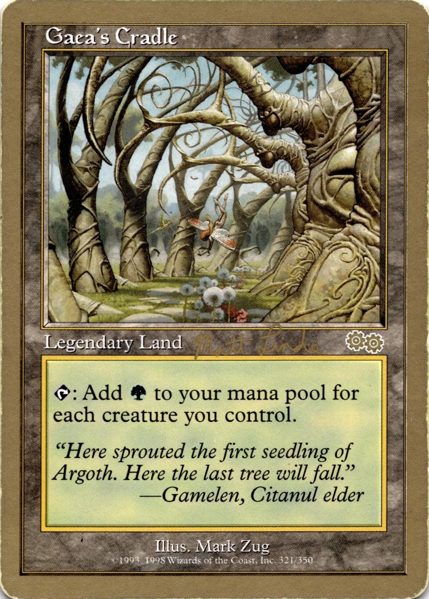 Gaea's Cradle Magic: The Gathering Individual Trading Card Games