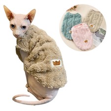 Soft Cat Clothes For Small Medium Dog Cats Sphynx Fleece Pullover Sweatshirt Aut