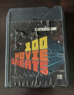 1976 100 Movie Greats Cartridge One 8 Track Collectible TESTED And Works Rare