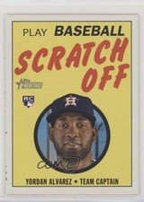 2020 Topps Heritage 1971 Topps Baseball Scratch-Offs Yordan Alvarez #2 4l3