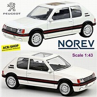 Peugeot 205 Gti 1,9 Limousine 1986-92 Weiss Meije White 1:43 Norev 471713