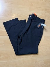 Bass Outdoor Traveler Pants Men's 40x32 Black Stretch Straight Fit Trouser MAC97