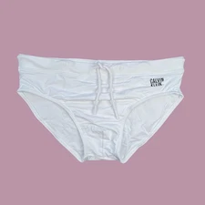 Calvin Klein CK  Men white intense power  swim Brief Swimwear size S M L XL 2XL