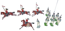 Vintage Britains Ltd Proprietors Lead Toy Soldiers & Horses England Lot 12 READ