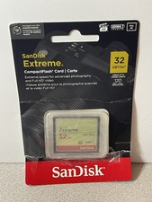 SanDisk 32GB Extreme CompactFlash CF Memory Card 120MB/s for Sony, Canon  Nikon