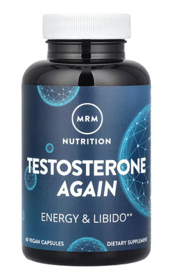 MRM Nutrition - Test Again - Energy & Libido - 60 Capsules - Best by 08/2027
