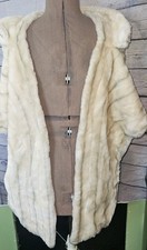 Vintage Belfiore Malden Limited Blonde Mink Caplet Stole 
