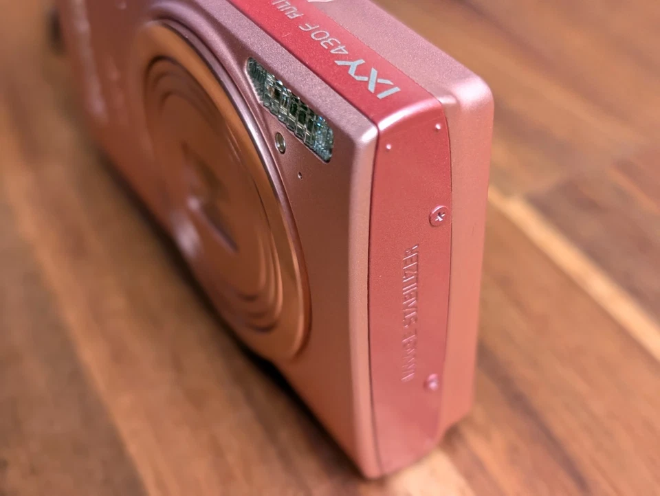 N MINT Canon IXY 430F Compact Digital Camera 16.1MP 5.0x English Japan Pink - Image 4 of 4