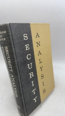 Security Analysis: Principles and Technique Benjamin Graham, David L. Dodd, S...