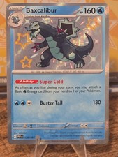 Baxcalibur Holofoil SV: Paldean Fates - Carta Pokemon 130/091 quasi nuova