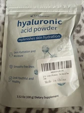 Hyaluronic Acid Powder 3.52 oz / 100 g Dietary Supplement ~ Sealed ~ FREE SHIP