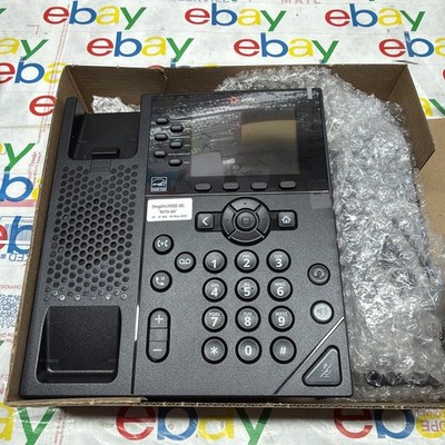 Polycom VVX 350 IP Gigabit Phone 2200-48830-025 VVX350 POE NEW No Box W/ AC Adap