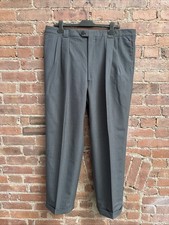 Vintage Mani Giorgio Armani Mens Pants, Sz 39, 100 Wool Italy