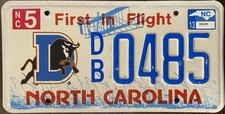 2013 NORTH CAROLINA Durham Bulls team Baseball License Plate