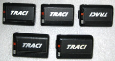 Lot of 5 Vintage Motorola Black Pagers / Beepers w/ Belt Clip Powers On AS IS