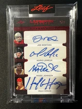 2024 Leaf Ultimate Sports Sportsman Montana/ Lemieux/Magic/Hulk Hogan Auto 2/3