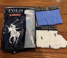 OPEN PACK Polo Ralph Lauren Boys Size Small Classic Cotton Boxer Brief Include 2