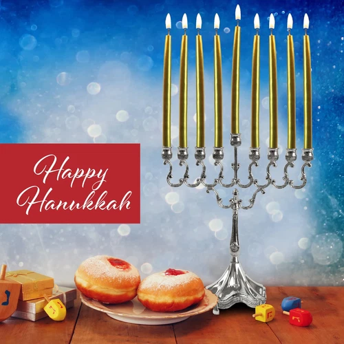 Dripless Chanukah Candles, Hanukkah Candles Fits Most Menorahs, Premium Quali... - Picture 4 of 5