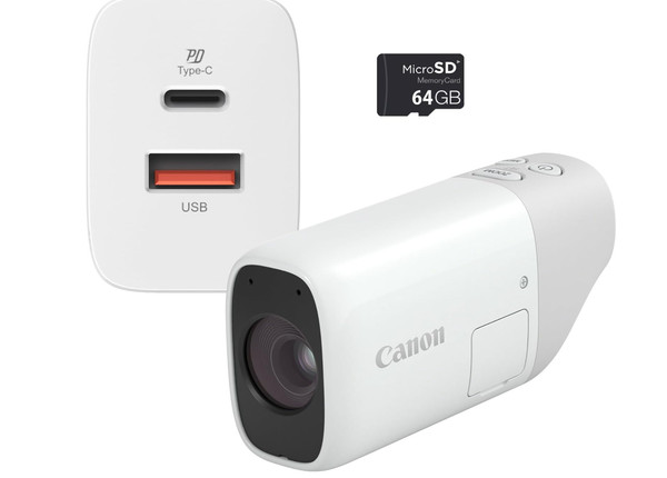Canon PowerShot ZOOM Compact Camera 12.1MP CMOS 4000x3000 White