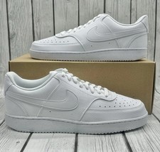 Women's Nike Court Vision Low Next Nature Casual Shoes - Triple White DH3158-100