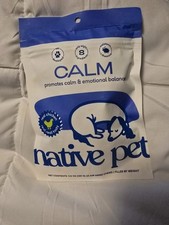 Native Pet Calming Dog Chews   Natural Chicken Dog Treats - 60ct Ships Same Day