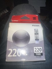 Canon Pixma PGBK 220 Black Ink PGI-220BK Sealed OEM Genuine Original NEW