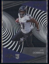 2020 Panini Chronicles - Clear Vision Rookies J.K. Dobbins #CV-6 (RC)