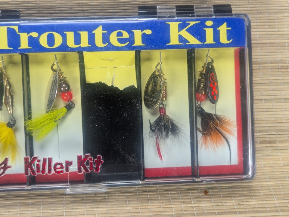 Mepps Trouter Killer Kit Spinner Lure Assortment 5 Lures Used Aglia ...