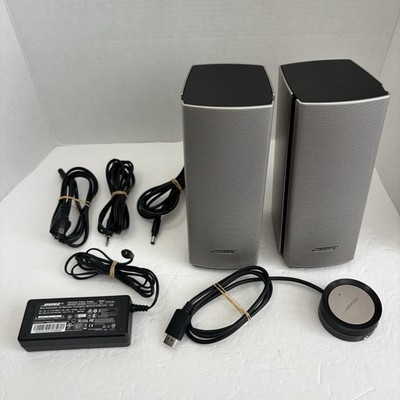 Bose Companion 20 Multimedia Speaker System with Control Pod and Cables Tested