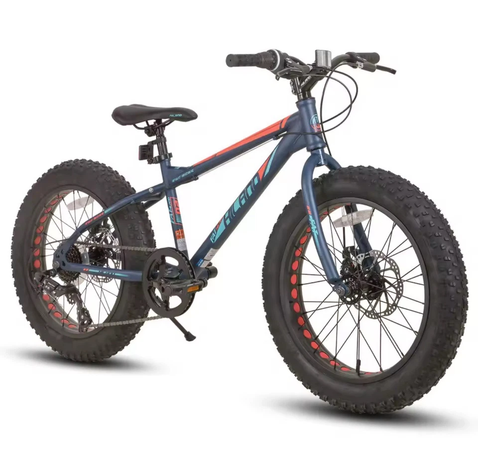 Hiland 20 Inch Bike Fat Tire Mountain, 7-Speed, Dual-Disc Brake,Beach And Snow - Bild 2 von 4