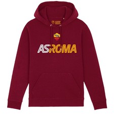 Felpa cappuccio unisex ufficiale as roma