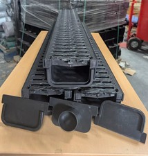 Drainage Channel Driveway & Patios 3mtr Plastic Grating +Free accessories