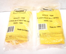 Lot of 2 Pairs Ironwear Latex Hazmat Boots 92...