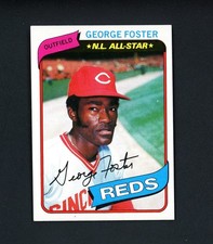 George Foster 1980 Topps All-Star - Cincinnati Reds #400 NM-MT