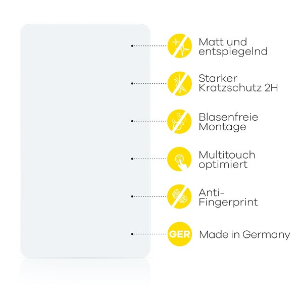 "Schutzfolie Matt FüR Mingtawn Smartwatch 1.83\" Entspiegelungsschutz"-image