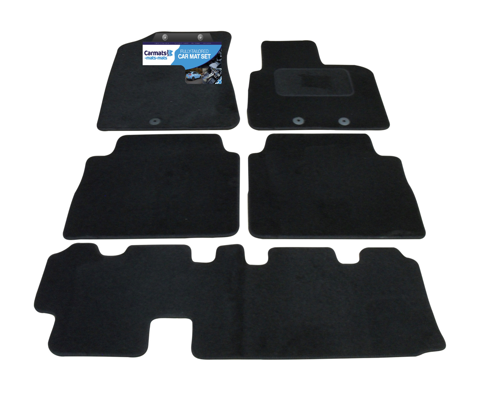 Car Mats for Kia Sorento 7 Seat 2012-2015 Tailored Fit Car Floor Mats in Black