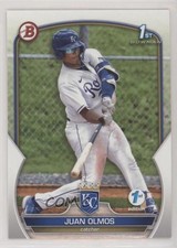 2023 Bowman 1st Edition Juan Olmos #BPPF-136 qu2