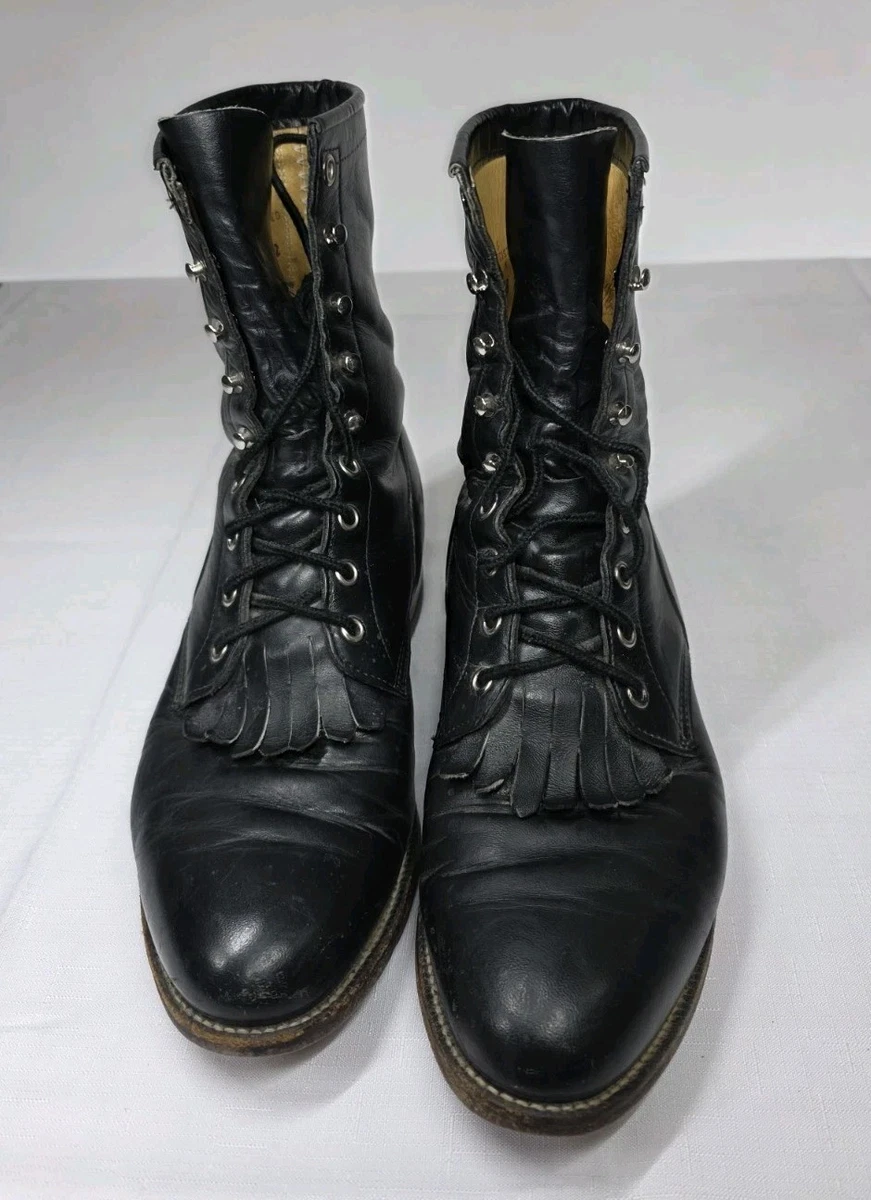 Justin Boots Ankle Black Boots for Men for Sale | Shop New  display picture 1