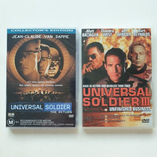 Universal Soldier | 2-Movie Collection (DVD, 2-Disc) PAL Region 4 (The Return, - Picture 2 of 9
