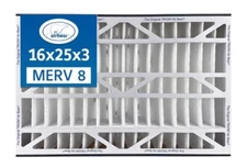 Trion Air Bear 255649-101 - Pleated Furnace Air Filter 16"x25"x3" MERV 8
