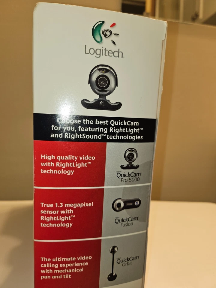 Logitech Quick Cam Pro 5000 Webcam Headset Included. Will Ship Fast. Deal!(A11) - Image 3 of 4