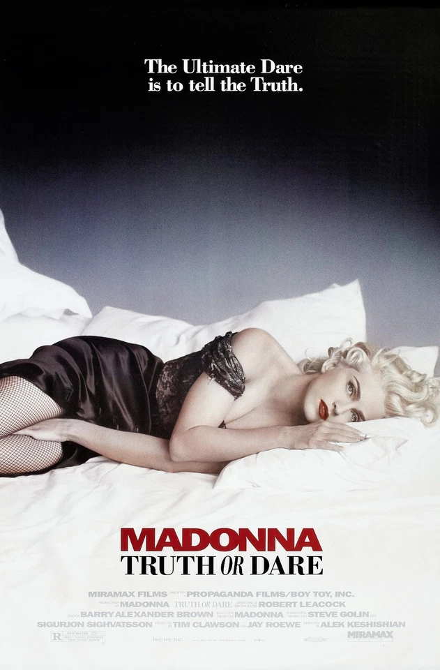 Madonna Truth Or Dare movie poster - 11" x 17" - Madonna poster