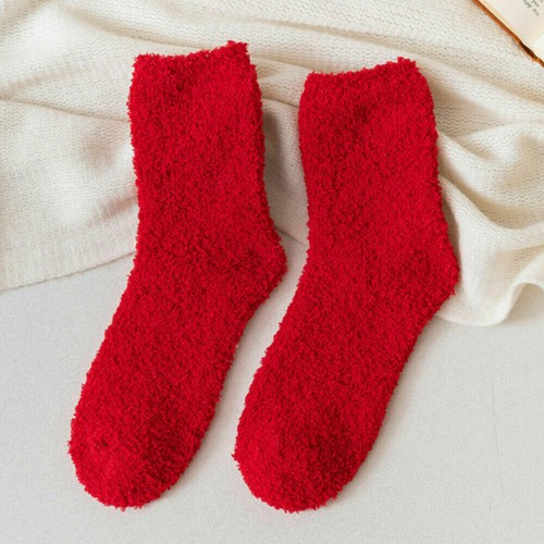 6 Pairs Cosy Bed Socks Women Fluffy Home Sock Thick Indoor Winter Warm Soft UK - Picture 6 of 23