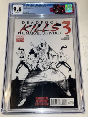 Deadpool Kills The Marvel Universe CGC 9.8 Set 1-4 JSC 2nd Print 2012 - Picture 6 of 9