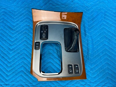 Lexus LX470 Center Console Wood Trim Panel Shifter Bezel w/ Switch