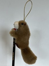 Vintage Otter Clip On Plush Holding Shell, Super Cute Visor Clip