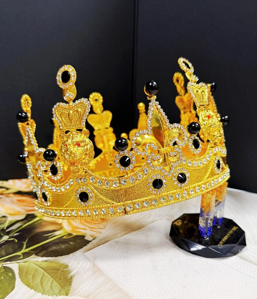 Corona Vintage, Corona Rey Oro, Corona Renacentista, Corona Boda Real Foto 2 de 4