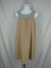 THML Stripe Embroidered Dress Size Small 