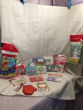 20 Christmas Holiday Time Theme Lot Of Gift Card Holders Boxes  Bakery Bags